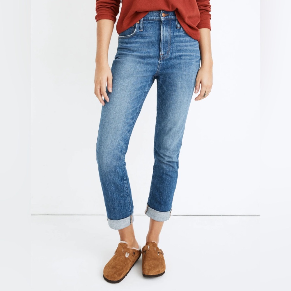 Madewell High-Rise Slim Boyjean